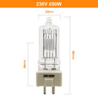 Fotografie-Video-Licht-Film-und Fernsehstadiums-Licht-Wolframhalogen-warmes Licht 230V 650W