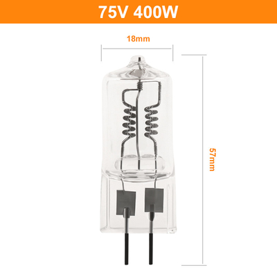 75V mittlere Hochspannung 400 Watt-Halogenbirne-unsymmetrische GX6.35