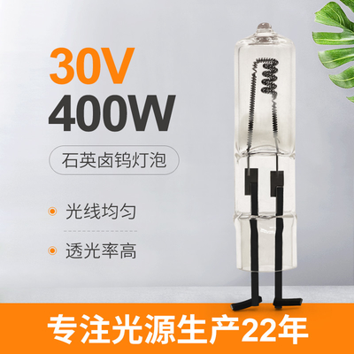 30V 400 Watt-Quarz-Halogenbirne 2 Pin Lighting Indicator