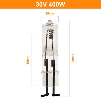 30V 400 Watt-Quarz-Halogenbirne 2 Pin Lighting Indicator