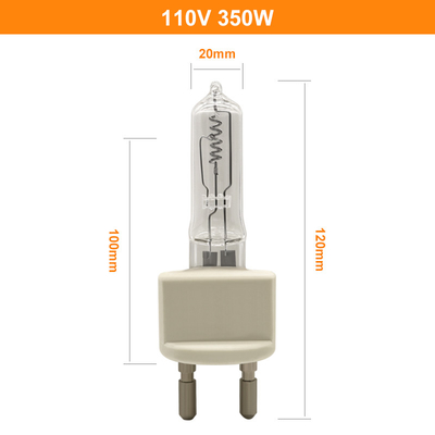 Quarz-Glühlampe-Halogen-Lokomotivlampe freien Raumes 110V 350W G22