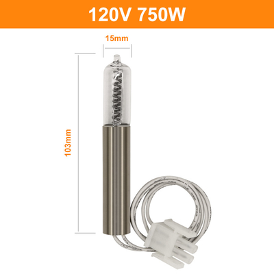 BIRNEN-Quarz-Wolframhalogen-Glühlampen 750w 120V des Quarz-G9.5 Infrarot