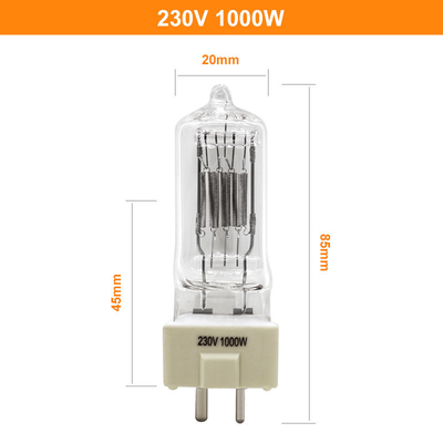 Quarz-Halogen helles GY9 5 Marine Searchlight Bulbs 230V 1000w 85mm