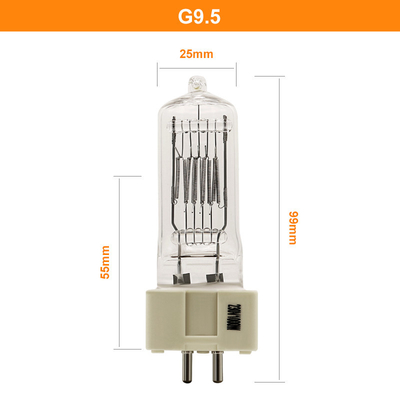 230V 1000w Halogen-Glühlampen zwei der Quarz-Lampen-G9.5 Pin