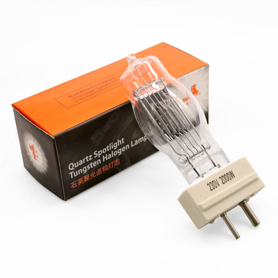 Lampen-Quarz-Wolframhalogen-Glühlampen GEs Cp43 230v 2000w Gy16