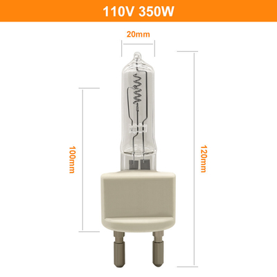 des Quarz-350W Instrument-Lampe der Halogenbirne-110V G22