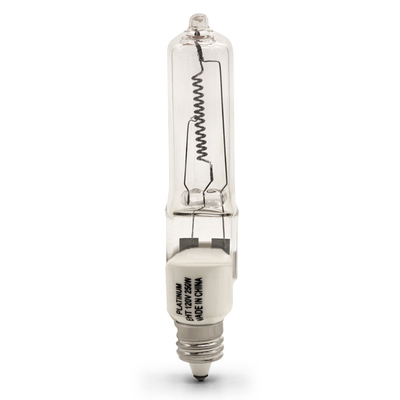 freier Raum Mini Candelabra Base Lamps 120v 250w E11 der Halogenbirne-3000k